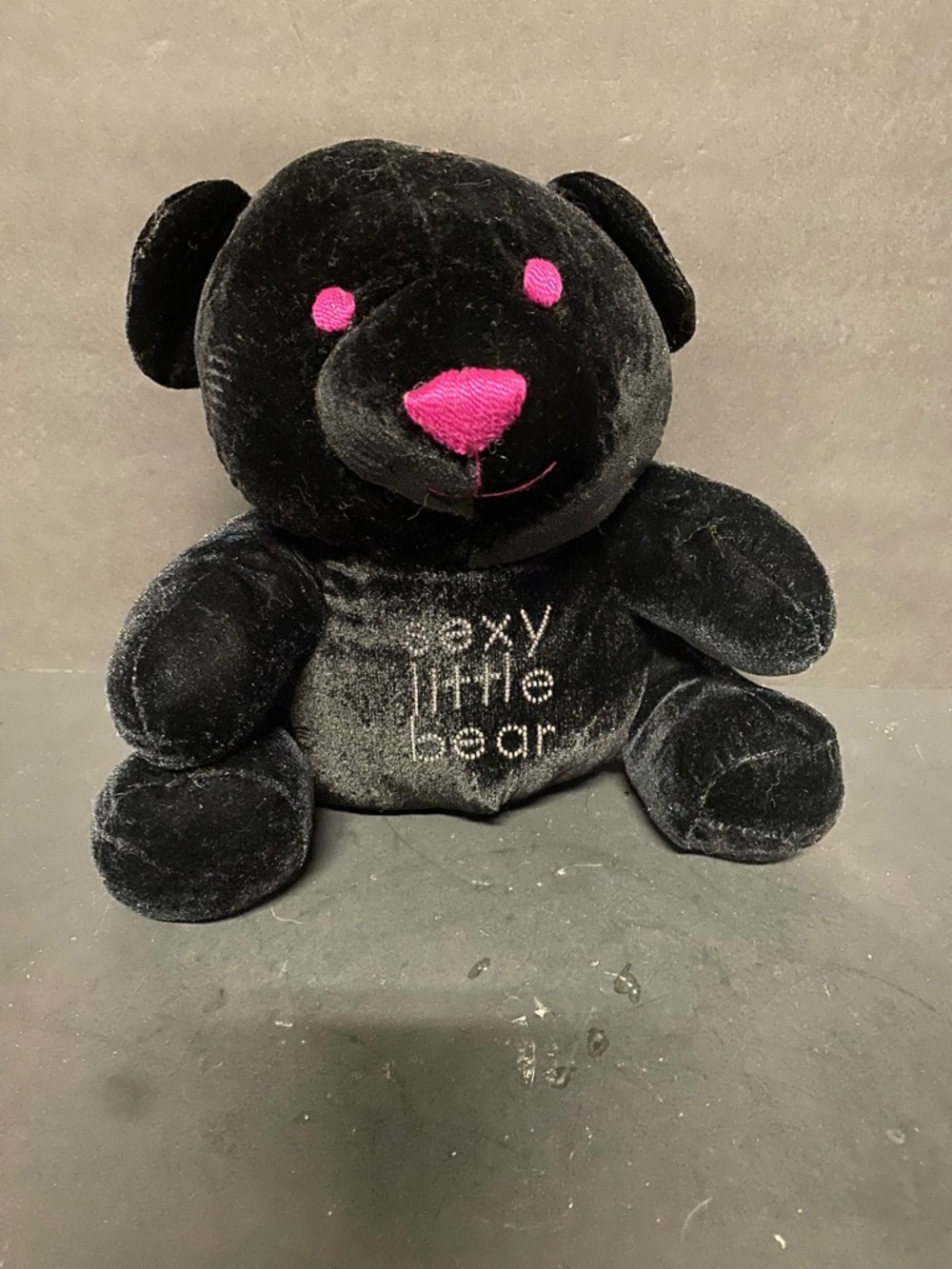 VICTORIA SECRET Black Sexy Little Bear Plush